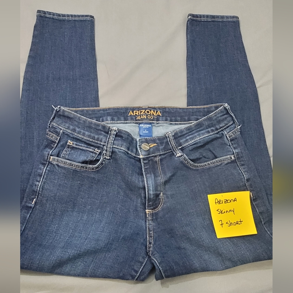 Arizona skinny jeans size 7 short